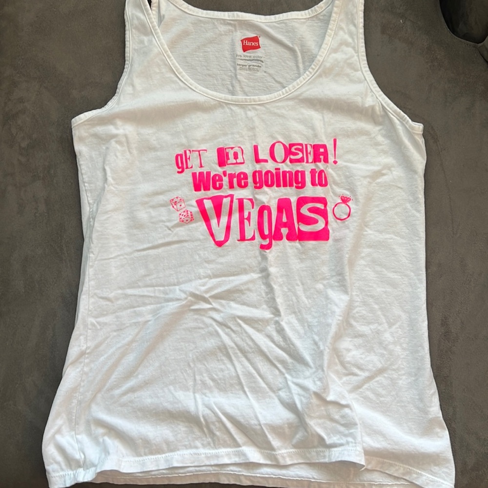 VEGAS MEAN GIRLS BRIDE TANK